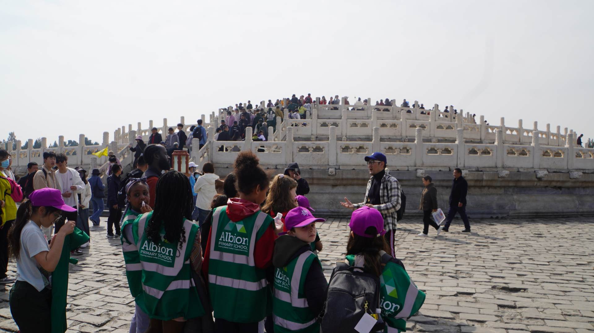 Group photo in Temple of Heaven